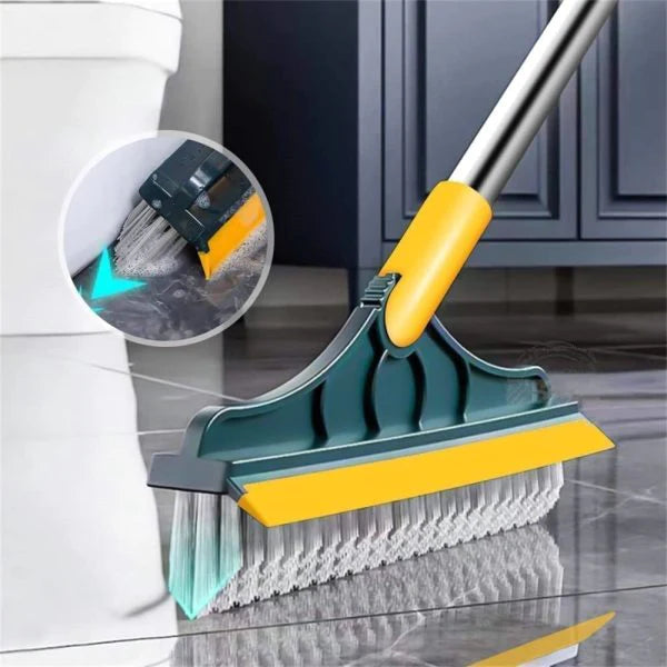 2 In 1 Floor Cleaning Brush Bathroom Tiles Window Floor Cleaning Brush With 120° Rotatable Head